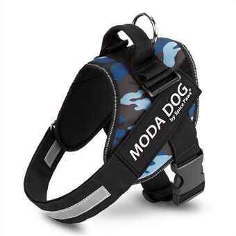 MODA DOG H047 Size XL, No Pull Anti-Rush Harness Comfortable Medium/Large Dog Easy Control Walking Pet Vest - Peace Guard