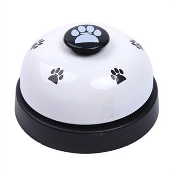 Pet Bell for Dog Cat Training Interactive Toy Called Dinner Small Bells Footprint Ring Trainer Feeding Reminder