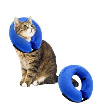 Inflatable Pet Supply Cat Dog Recovery Wound Healing Protective Collar - Size: M