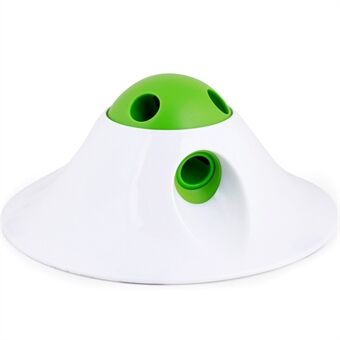 L\'CHIC PBA-free Flying Saucer Shape Pet Dispenser Toy Durable Activity Toy Dog Toy Entertained Pet Food Dispenser Toy Snack Ball Puzzler Leak Food Toy