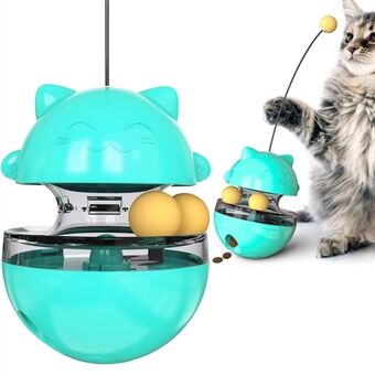 ZCM-01 Interactive Cat Ball Toys Adjustable Food Dispensing Cat Toy Funny Exercise Kitten Tumbler Teaser Toys