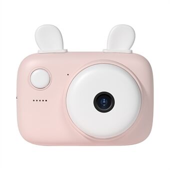 A2 2.4 Inch IPS Screen Macaron Cute Camera 4000W Dual Lens 1080P Portable Mini Camera with Lanyard for Kids (No Memory Card)