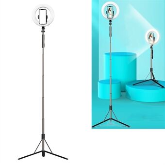 L06 8inch LED Ring Light Selfie Fill Light with Phone Holder and Tripod Stand