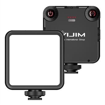 VIJIM VL81 Three-cold Hot Shoe LED Video Fill Light 6.5W Dual Color Temperature Mini Video Lamp Photography Lighting