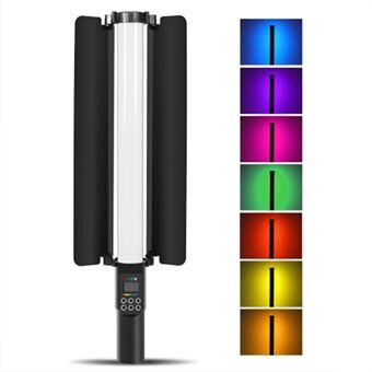 YB130 RGB LED Stick Fill Light Handheld Dimmable Video Light Wand Speedlight Photography Lamp with Light Barrier