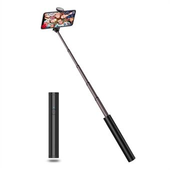 M13 Wirelss Mini Bluetooth Mobile Phone Self-timer Aluminium Alloy Retractable Selfie Stick - Black