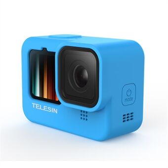 TELESIN Silicone Case Protective Cover with Silicone Lid for GoPro HERO9 Black