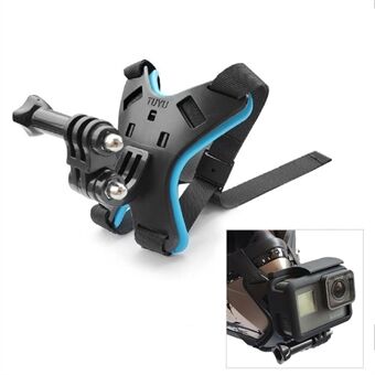 Motorcycle Helmet Chin Stand Mount Holder for GoPro HERO9 Black AT1108