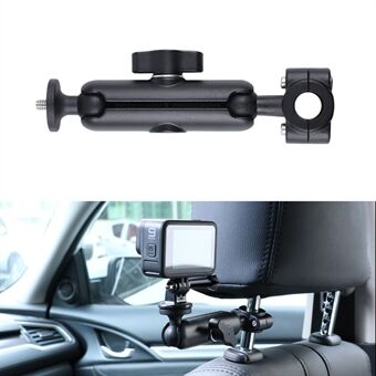 AT1233 9.5cm Car Headrest Motorcycle Rearview Mirror Camera Holder Mount Bracket Adapter Screw Set