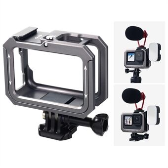 Scratch-Resistant Frame Cage for GoPro Hero 9/10 Action Camera Aluminum Alloy Cage Accessories