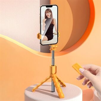 KT01 70cm Extendable Selfie Stick Aluminum Alloy Tripod Stand with Wireless Bluetooth Remote Control