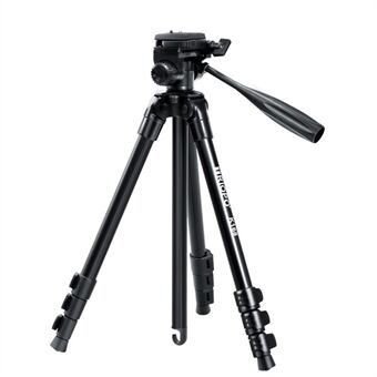 TRIOPO K168 Aluminum Tripod Stand 4-Section Adjustable Monopod with Pan Tilt Head for DSLR SLR Camera