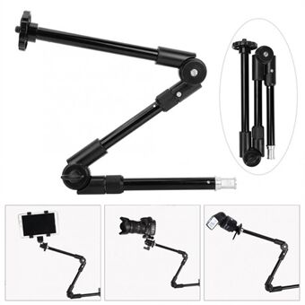 Adjustable Photography 3-Section Magic Arm Camera Holder Bracket with 1/4" 3/8" Screw Thread