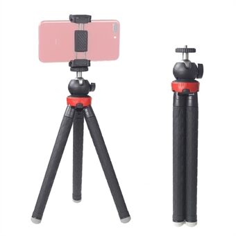 XILETU XS-110 Portable Camera Tripod Stand Travel Outdoor Live Selfie Stick Tripod with Phone Clip