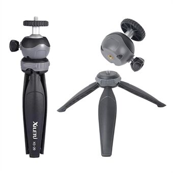 XILETU XS-20 Mini Foldable 360 Degrees Rotation 1/4 inch Screw Connector Tripod Desktop Camera Stand