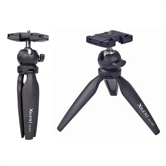 XILETU XS-20S Portable 360 Degrees Rotation Two-Gear Height Tripod 1/4 inch Screw Connector Camera Holder Stand