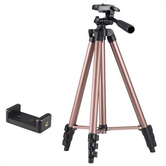 110cm Portable Aluminum Alloy Tripod DSLR Camera Phone Holder Live Streaming Photography Tripod with Phone Clip