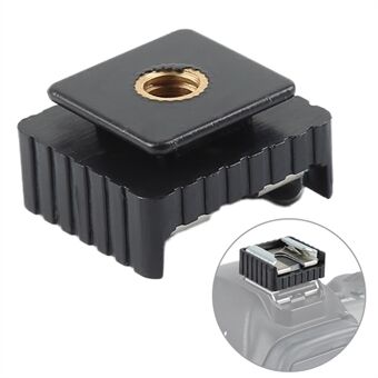 Camera Flash Light Hot Shoe Mount Adapter to 1/4 inch Screw Thread for Canon 580EX II 580EX Tripod