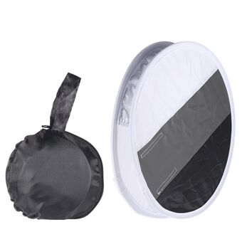 2 in 1 Grey Card Diffuser Softbox 30cm Foldable Speedlite Flash Light White Balance Soft Box