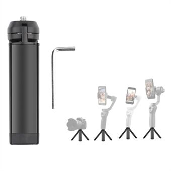 HSP6205 Mini Aluminum Tripod Non-slip Silicone Pad Stand Mount for DJI OM 4/Osmo Mobile 3 /Osmo Mobile 2