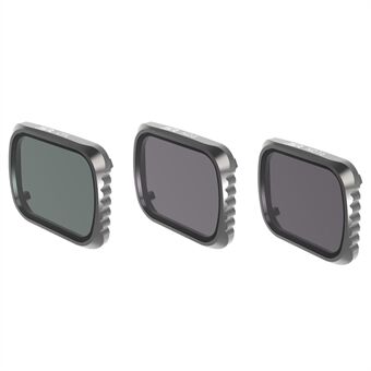 JUNESTAR JSR-1278-15 For DJI Mavic Air 2S 3Pcs/Set CPL + ND8 + ND16 Filters Optical Glass Camera Lens Filters