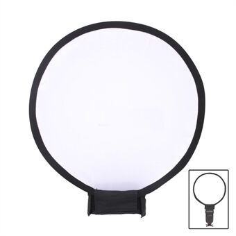 40cm Universal Foldable Round-Shape Speedlite Softbox Diffuser for Portable Camera Flash Light