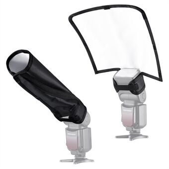 Universal Foldable Flash Reflector Diffuser Speedlite Softbox for Canon Nikon Sony Yongnuo Pentax