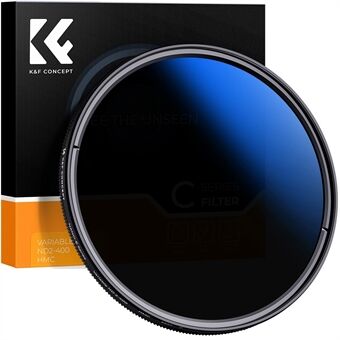 K&F CONCEPT KF01.1406 ND2-400 Neutral Density Fader Variable ND Filter Ultra Thin Multilayer Coating 82mm Camera Lens Filter