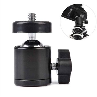 Photography Light Bracket Mini Ball Head 1/4-3/8" Screw Mount for Camera Tripod