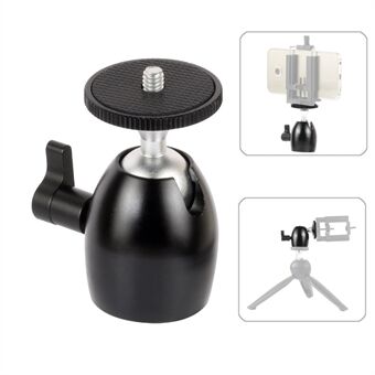 Q39 DSLR Camera 360 Degree Swivel Mini Ball Head 1/4" Screw Monopod Light Stand Mount Adapter