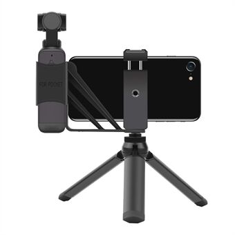 ZZCP5001 ZZCP5002 Handheld Phone Holder Bracket Tripod Mount with Cold Shoe 1/4 inch Screw for DJI Osmo Pocket 2