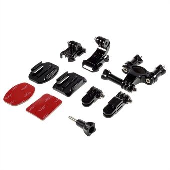 10 in 1 Outdoor GoPro Accessories Kit for GoPro Hero 4/3+/3/2/1 SJ4000/SJ5000/SJ6000 Xiaomi Yi