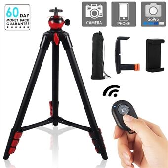 ZOMEI T60 Portable Aluminum DSLR Phone Adjustable Travel Camera Table Camera Tripod with Ball Head