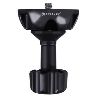 PULUZ PU3503 75mm Half Ball Flat to Bowl Adapter for Fluid Head Tripod DSLR Rig Camera - Black