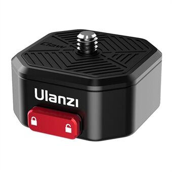 Ulanzi Claw Quick Release Plate Mini QR Plater with 1/4 Inch Screw 50kg Load Bearing for DSLR Camera