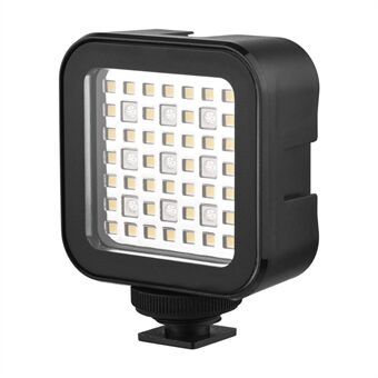 30m/98ft Portable Waterproof RGB LED Video Light Dimmable Brightness Mini Camera Light 5500K Color Temperature with Cold Shoe 1/4 inch Screw