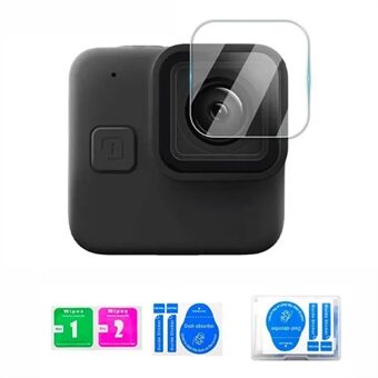 For GoPro Hero 11 Black Mini Silicone Protective Cover Action Camera Anti-collision Case with Tempered Glass Lens Film