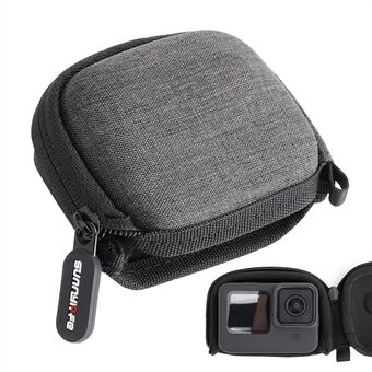 SUNNYLIFE B593 For Insta360 GO 3 / DJI Action 3 / GoPro Sports Camera Hard Shell Cloth Storage Bag Shockproof Zipper Bag with Opening