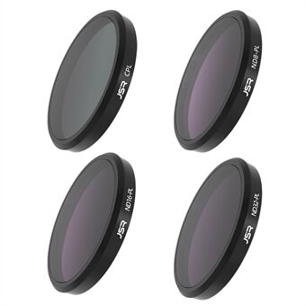 JUNESTAR JSR-1030-20 4-in-1 CPL+ND8-PL+ND16-PL+ND32-PL Filter Set for Insta360 GO 3 Action Camera Multi-Layer Coated Lens Filter