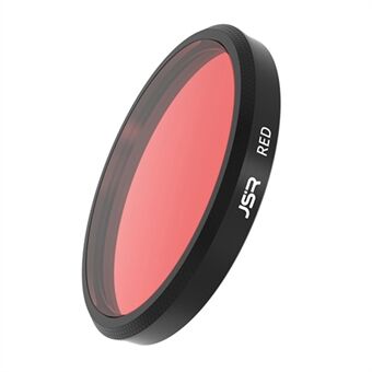 JUNESTAR JSR-1030-08 Waterproof Red Filter for Insta360 GO 3 Action Camera Multi-Coated Oil-Resistant Lens Filter