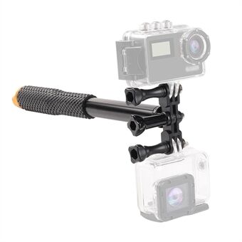 K6 LED Fill Light Dual-Head Adaptor for Xiaoyi, GoPro Hero 4 Action Camera PC Mount Holder