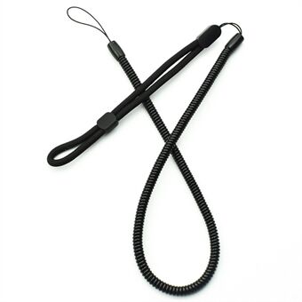 Stretchable Spring Lanyard Mobile Phone DSLR Camera U-disk MP3 Anti-lost Carrying Rope