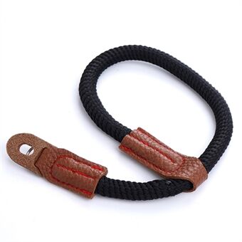 For Sony / Leica / Fujifilm Camera Cotton Woven Round Hand Strap SLR Camera Anti-lost Wrist Rope