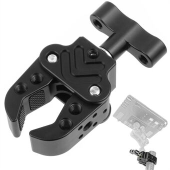 F41258 50mm Clamping Crab Claw Clip Mount Adapter Holder Clamp for Magic Arm Fill Light Monitor