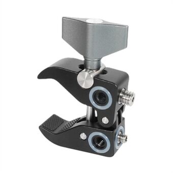 WN-40 Multifunctional Crab Clamp Mount Aluminum Alloy Desk Wall Panel Holder Clip with 1 / 4" and 3 / 8" Thread