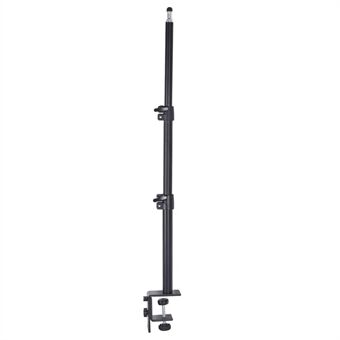 X010 Clip-on Desktop Camera Phone Holder Bracket Aluminum Alloy Telescopic Live Streaming Fill Light Stand