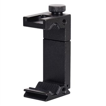 D042 Cold Shoe Adjustable Clamp Metal Phone Holder Bracket Tripod Mount Adapter