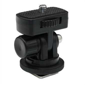 C034 Hot Shoe Mount Adapter with 1 / 4 Screw for Camera Flash Fill Light Monitor