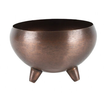 Flowerpot Farris 16 x 11,5 cm steel/nickel copper