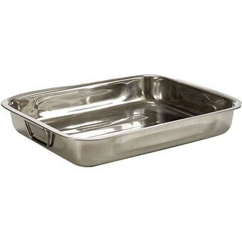 Roasting pan 35,5 x 27 x 5,7 cm stainless steel silver